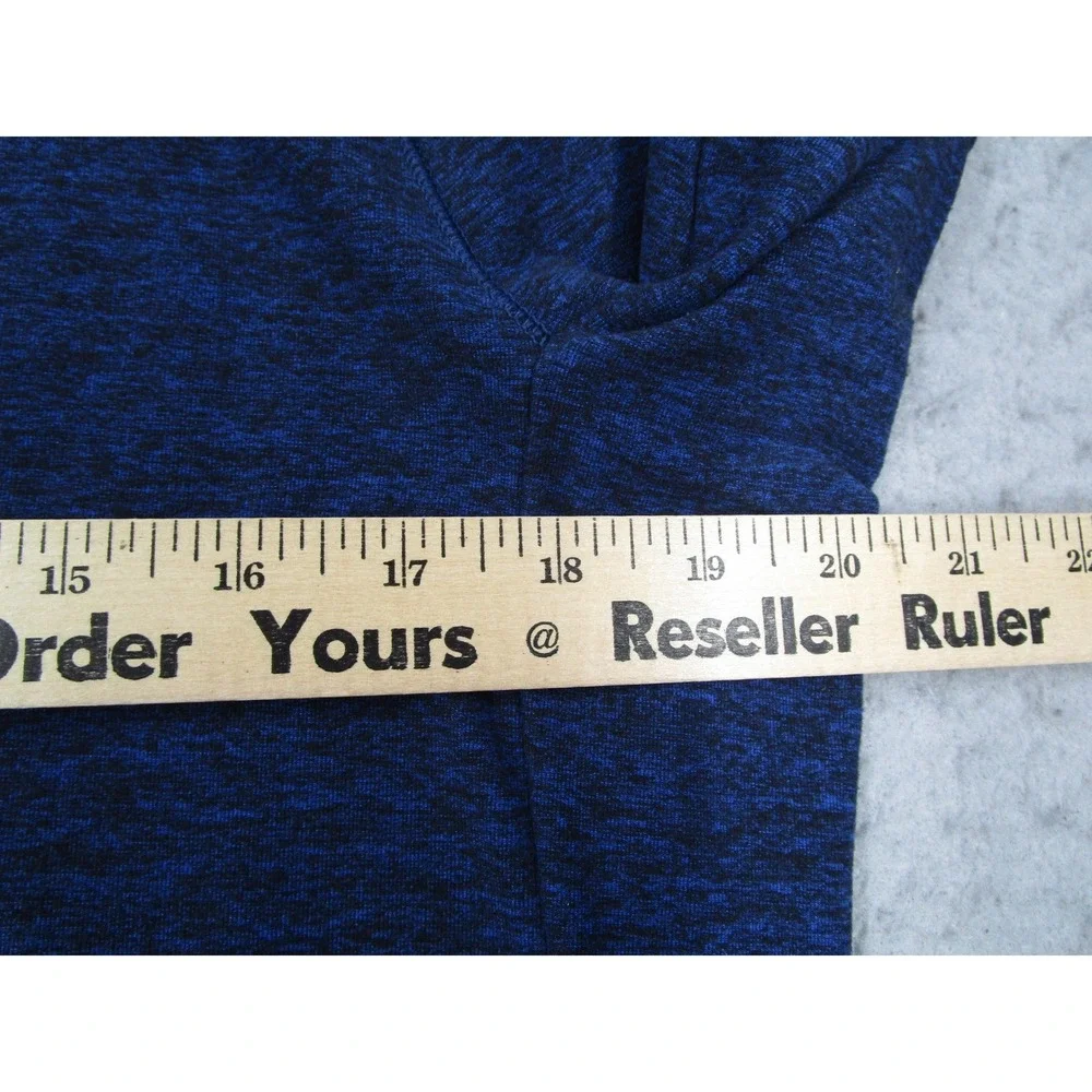 Lululemon Mens Metal Vent Tech 1/2 Zip 2.0 Blue Heathered Pullover Large